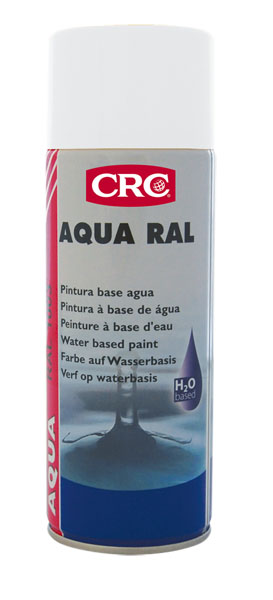 [CRC009209-10313562] Aqua Ral 9010 branco brilhante, 400ml: Tinta de secagem rápida flexivel resistente aos raios UV I CRC