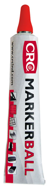 [CRC009307-1030457] Marker Ball Vermelho: Caneta multiusos de tinta acrílica I CRC