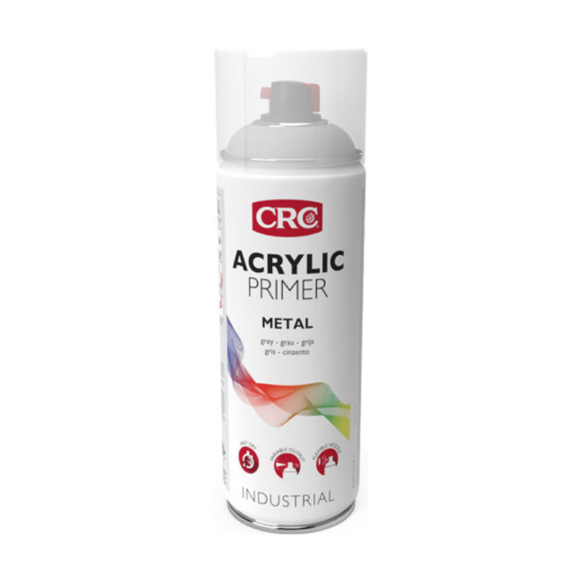 [CRC009311-1030891] Acrylic Metal Primer, 400ml: Concebido como um primário em madeira, cerâmica, eternit, cartão, etc I CRC