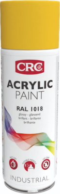 [CRC009316-1030871] Acrylic Paint Amarelo 1030871, 400ml: Tinta que protege a superfície e dá uma cor intensa I CRC