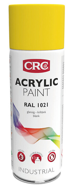 [CRC009317-1030207] Marker Paint Amarelo 1021 400ml: Tinta que protege a superfície e dá uma cor intensa I CRC