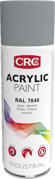 [CRC009356-1030887] Marker Paint 7040 Cinza 400ml: Tinta que protege as superfícies e dá uma cor intensa I CRC