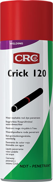 [CRC009402-1030474] Crick 120 500ml: Corante penetrante para marcar as fissuras e as falhas I CRC